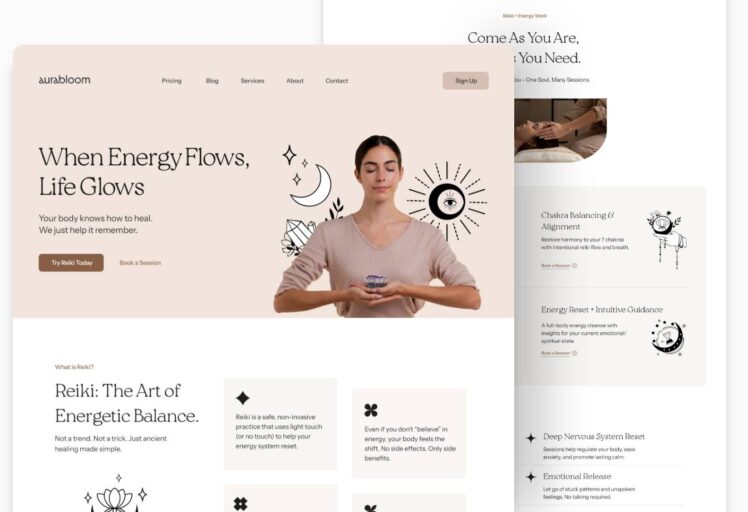 Reiki Therapist Website Design Thumb_